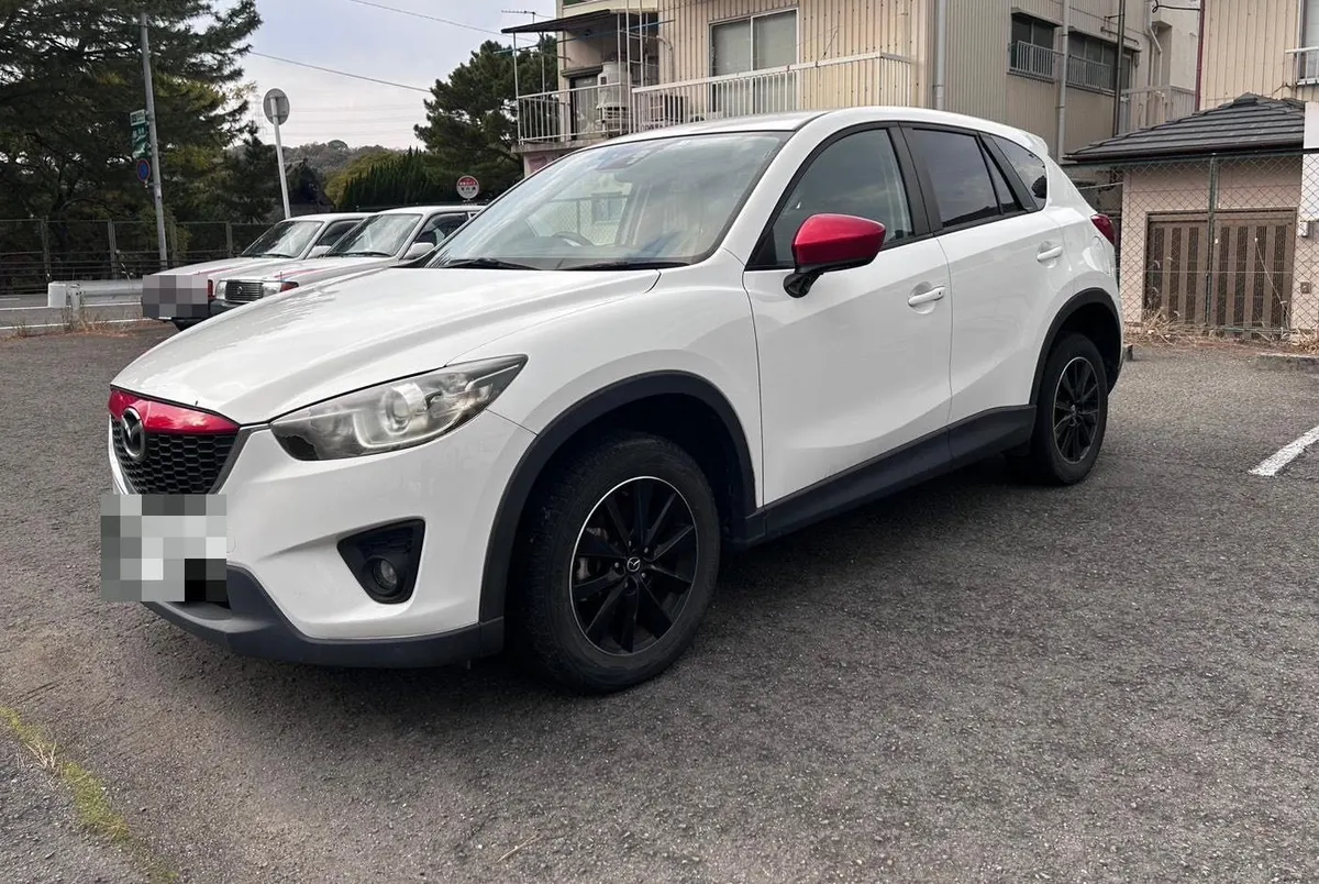 駐車場で引取したマツダCX-5